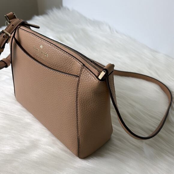 NWT Kate Spade Monica Crossbody Pebbled Leather Purse Bag - Picture 2 of 8